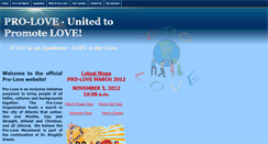 Desktop Screenshot of pro-love.org